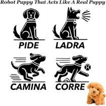 2025 Realistic Robot Puppy Dog for Adults – Walking, Barking, Wagging Tail