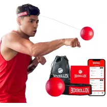 Boxbollen® Boxing Reflex Ball – App-Connected Punch Trainer & Fun Fitness