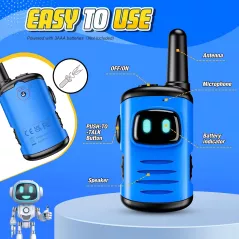 Talkies Walkies Enfants 2 Pack - Cadeau Anniversaire Garçons