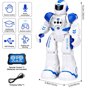 KingsDragon RC Robot Toy for Kids – Interactive Dancing & Singing Gift