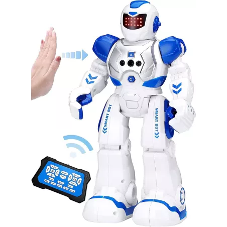Un jouet high-tech éducatif : robot programmable avec 50 mouvements et autonomie 3h
