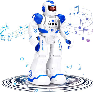 Robot KingsDragon interactif RC pour enfants 6-9 ans, cadeau idéal