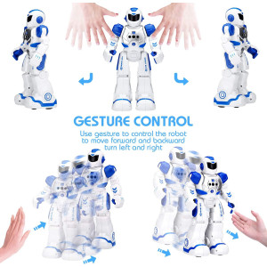 Robot KingsDragon interactif RC pour enfants 6-9 ans, cadeau idéal