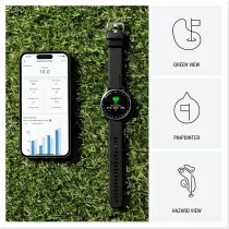 Garmin Approach S44 Golf GPS Smartwatch with AMOLED & Silver Bezel