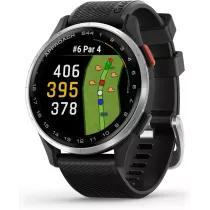 Garmin Approach S44 Golf GPS Smartwatch with AMOLED & Silver Bezel