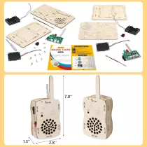 DIY STEM Walkie Talkie Kits for Kids Ages 8-14 | Science Toy Gift
