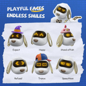 Ruko 18011 Remote Control Robot Dog Toy - Interactive Smart Puppy Gift