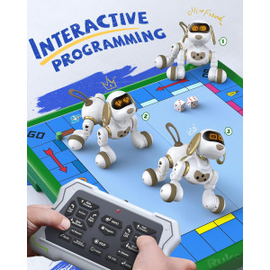 Ruko 18011 Remote Control Robot Dog Toy - Interactive Smart Puppy Gift