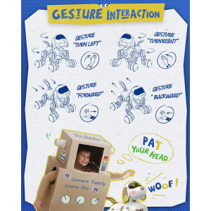 Ruko 18011 Remote Control Robot Dog Toy - Interactive Smart Puppy Gift