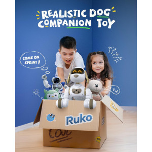 Ruko 18011 Remote Control Robot Dog Toy - Interactive Smart Puppy Gift