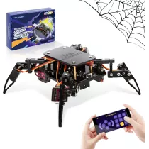 Programmable Bionic Spider Robot Kit - STEM Toy for Kids & Teens