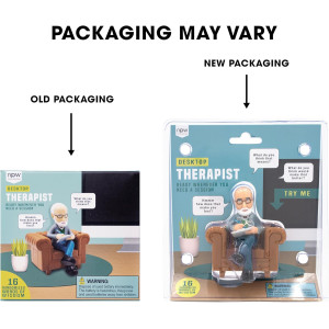 NPW Desktop Therapist – Funny Prank Gift with 16 Support Sounds, Batteries Included