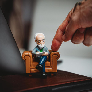 Thérapeute de bureau NPW - Cadeau humoristique avec sons émotionnels