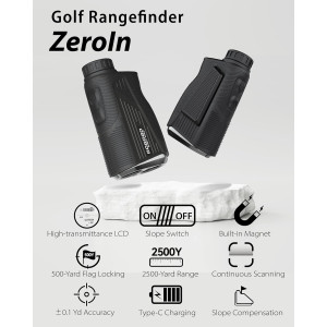 Gogogo Sport Vpro ZeroIn : Télémètre Golf Rechargeable 2500y