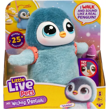 Little Live Pets Waddles, Pingouin Interactif pour Enfants