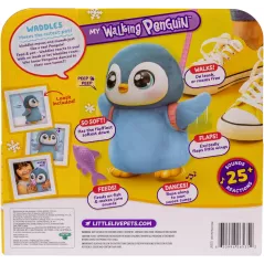 Little Live Pets Pingouin Waddles interactif avec 25+ sons et laisse amovible, dès 5 ans