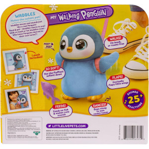 Little Live Pets Walking Penguin Waddles – Interactive Plush Toy for Kids
