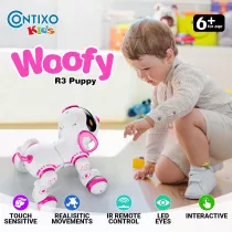 Contixo R3 Pink Robot Dog Toy – Interactive Smart Pet for Kids 3-12