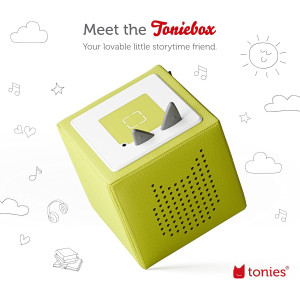 Toniebox Starter Set with Playtime Puppy - Green Audio Player for Kids