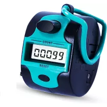 Handy 5-Digit Manual Digital Clicker Counter - Portable Tally Clicker