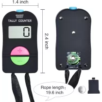 VANVENE Electronic Hand Clicker Counter – Easy Tally Counter for Sports & More