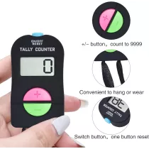 VANVENE Electronic Hand Clicker Counter – Easy Tally Counter for Sports & More