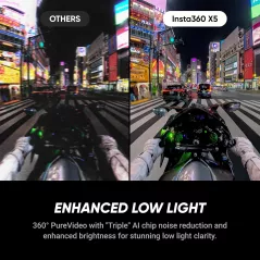 Insta360 X5 Essentials : Caméra 8K 360° Étanche & Stabilisée