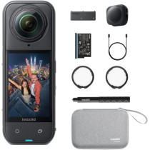 Insta360 X5 Essentials : Caméra 8K 360° Étanche & Stabilisée