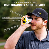Télémètre Golf Atlas Rechargeable avec Inclinaison & Étanche