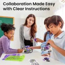 Sillbird Solar Robot Kit 15-in-1 STEM Toy for Boys 8-12, 212 Pieces