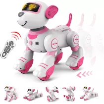 Interactive Robot Dog Toys for Girls | Remote Control AI Pet for Kids 3-7