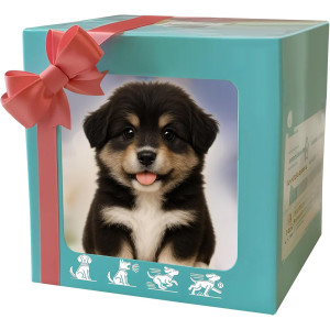 2025 Nicooo Robot Dog – Realistic AI Puppy That Walks & Barks (Black)