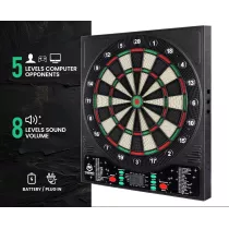 WIN.MAX Electronic Dart Board with LED Display & 12 Darts, 8 Players
