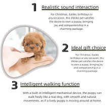 Chien Robot IA 2025 - Chiot Intelligent Interactif Réaliste