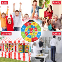 18 Inch Magnetic Dart Board Set for Kids – Indoor Outdoor Fun with 12 Darts