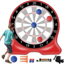 Giant Inflatable 6.5FT Dart Board - Fun Outdoor Game for Family & Adults