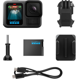 GoPro HERO13 Black - Caméra Étanche 5.3K60, 27MP, Objectifs HB
