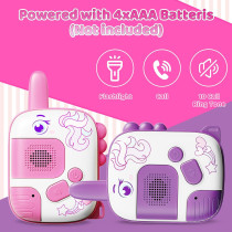 Unicorn Walkie Talkies for Kids 3-9 – 2 Pack, 1000ft Range Gift