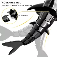 Le requin télécommandé qui nage comme un vrai, avec double moteur, LEDs et 50min de folie aquatique