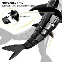 Le requin télécommandé qui nage comme un vrai, avec double moteur, LEDs et 50min de folie aquatique