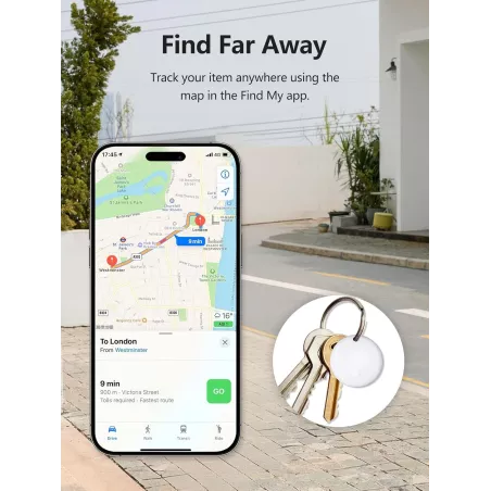 Tracker Tags 4 Pack pour Apple Find My – Localisateur Intelligent
