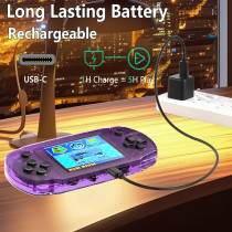16-Bit Handheld Game Console for Kids | 3.2 HD Screen & 100 Games