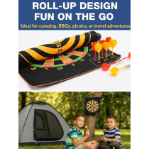 BATURU Magnetic Dart Board – Portable Double-Sided Game for All Ages