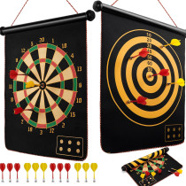 Cible fléchettes magnétiques BATURU double-face portable