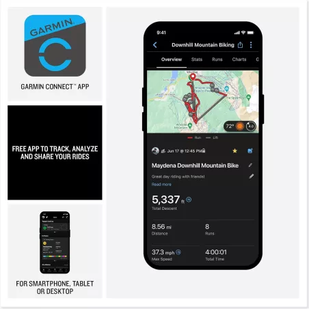 Garmin Edge MTB: 14h d'autonomie, cartes Trailforks et stats pro : le GPS vélo incontournable pour les passionnés de VTT !
