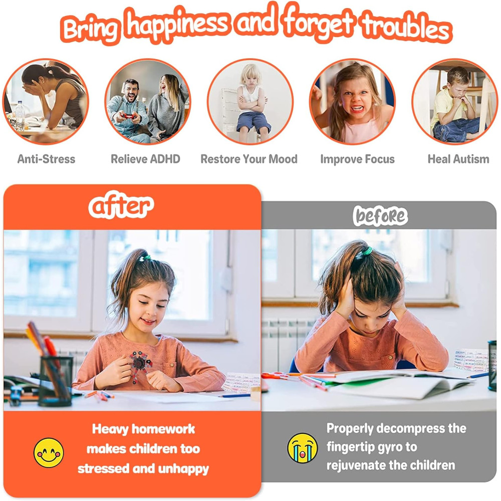 12 Pack Jouets Sensoriels Drôles - Anti-Stress DIY Robot