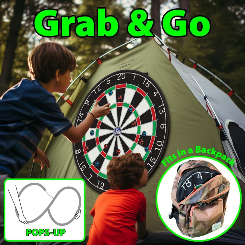 Funwares 36 Giant Dart Board – 25% Larger Indoor & Outdoor Game Fun