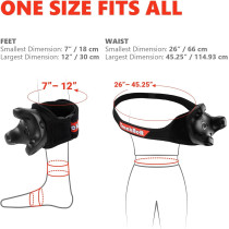 Rebuff Adjustable Reality Trackstraps for Vive Tracker VR Full Body Tracking