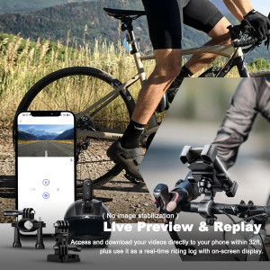 4K Mini Body Camera 128GB - Waterproof POV Wearable Action Camcorder