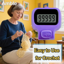 Amble Clicker Counter 6-Pack | Electronic Tally Counter for Crafts & Sports